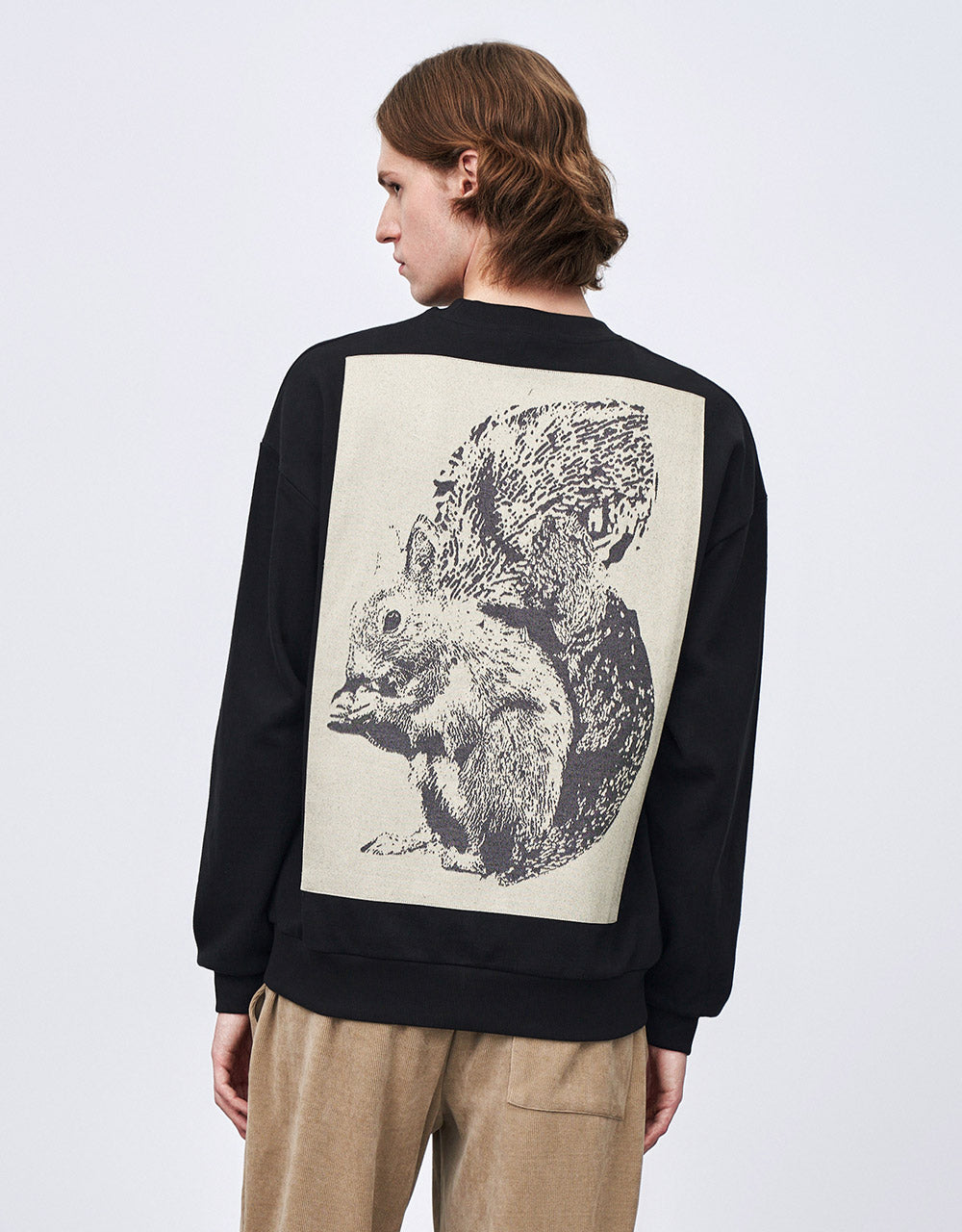 Squirrel Print Sweatshirt