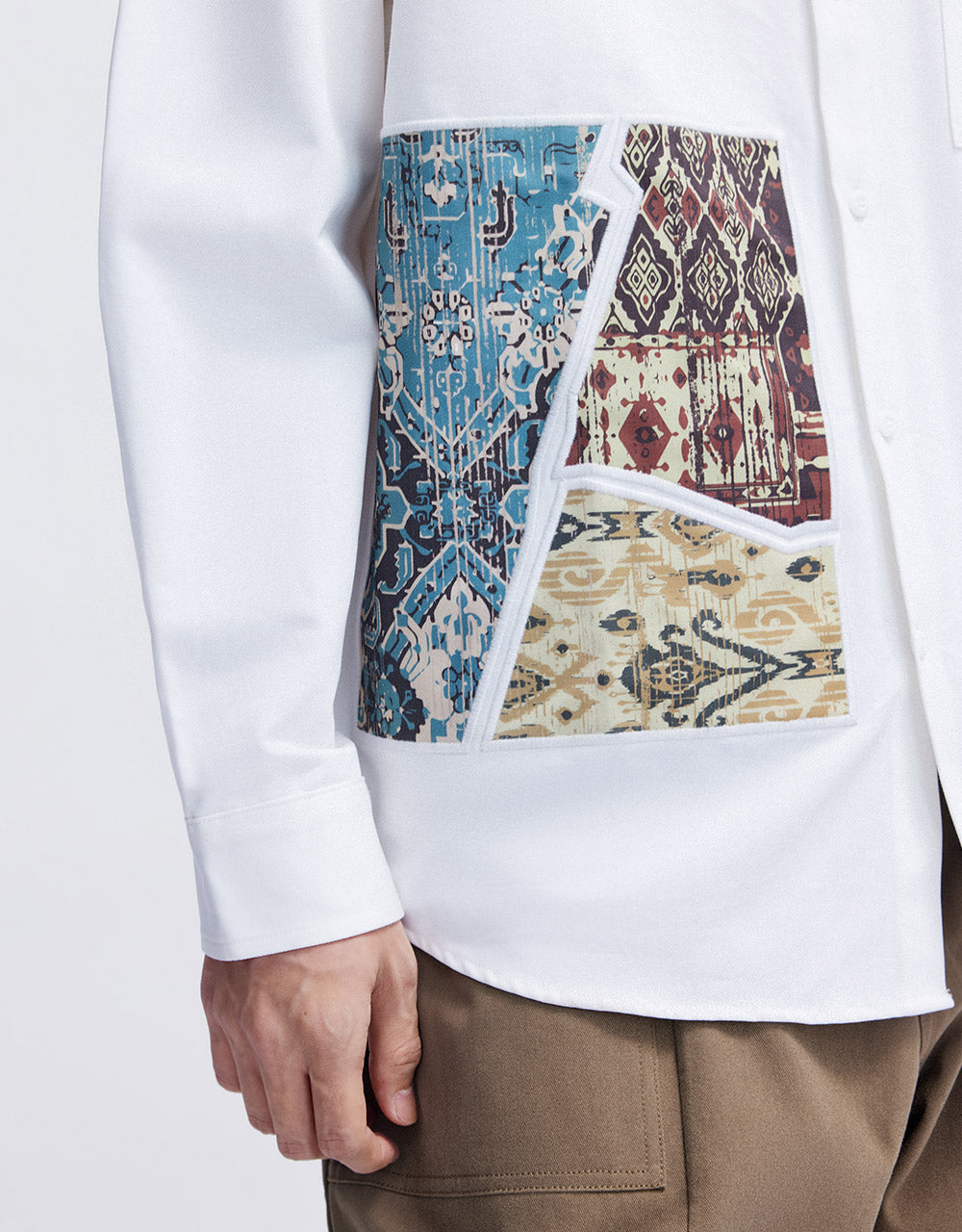 Patch Pocket Printed Shirt