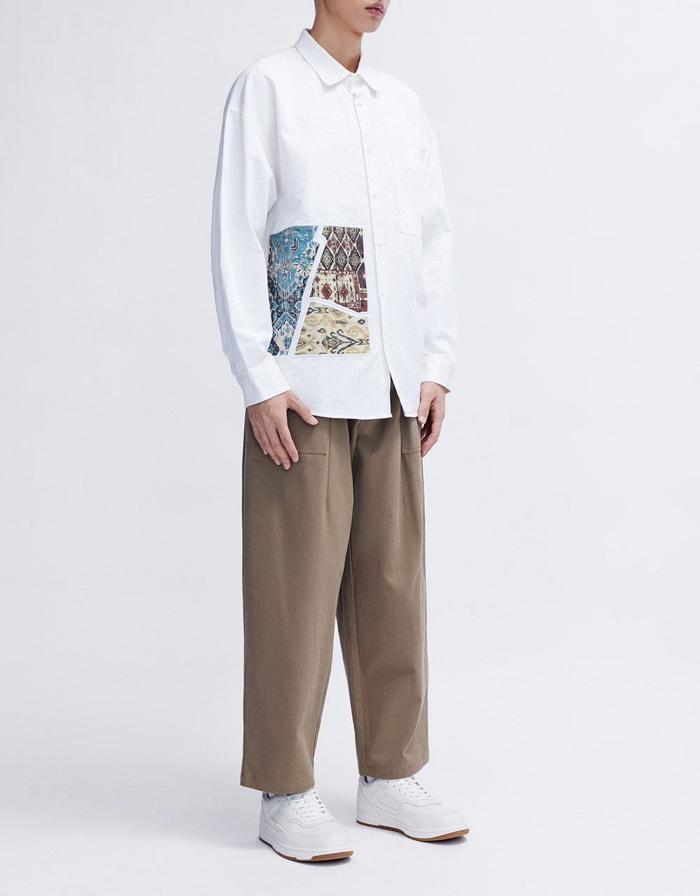 Patch Pocket Printed Shirt