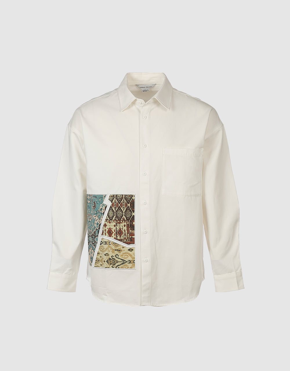 Patch Pocket Printed Shirt