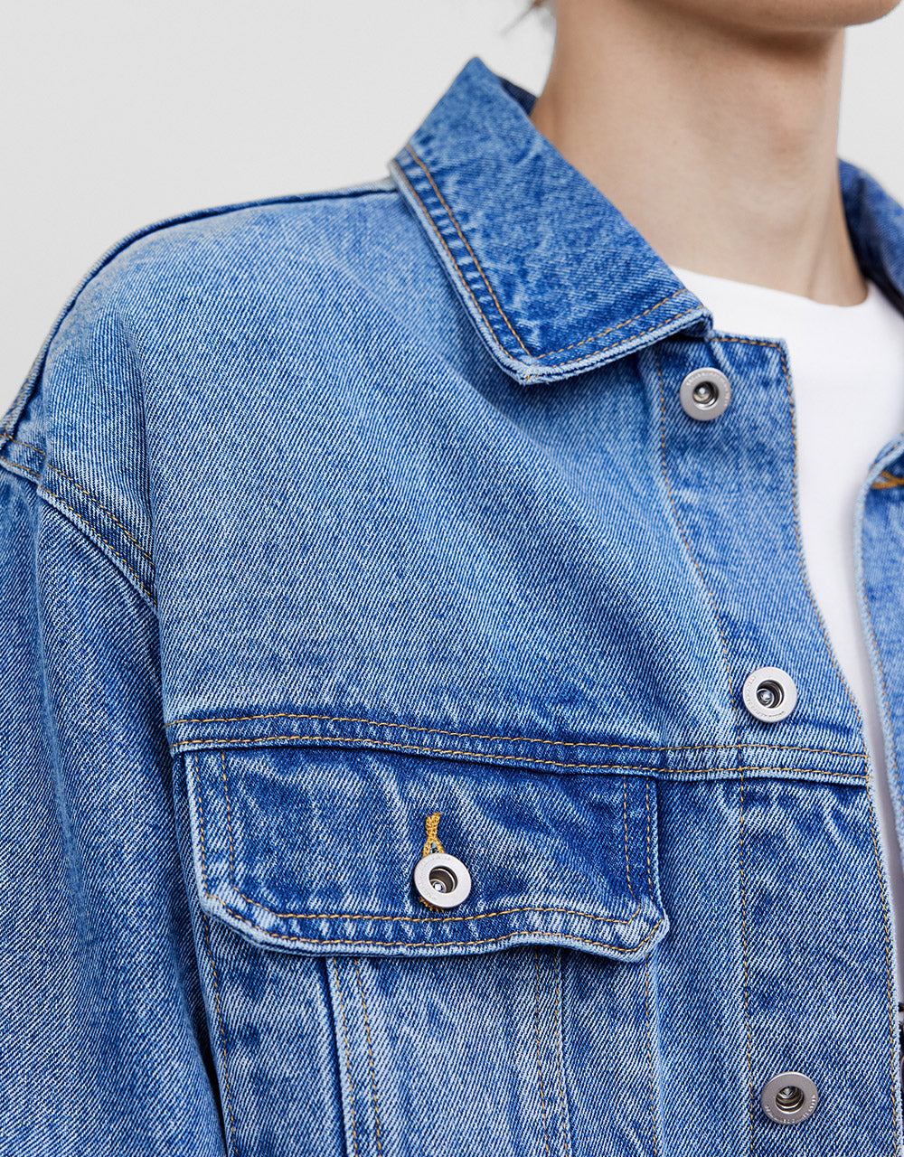Button Up Denim Jacket