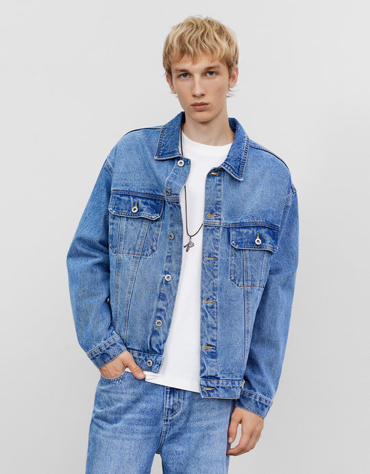 Button Up Denim Jacket