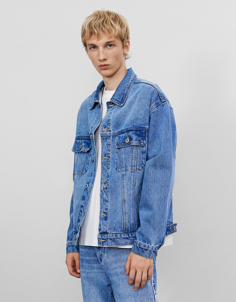 Button Up Denim Jacket