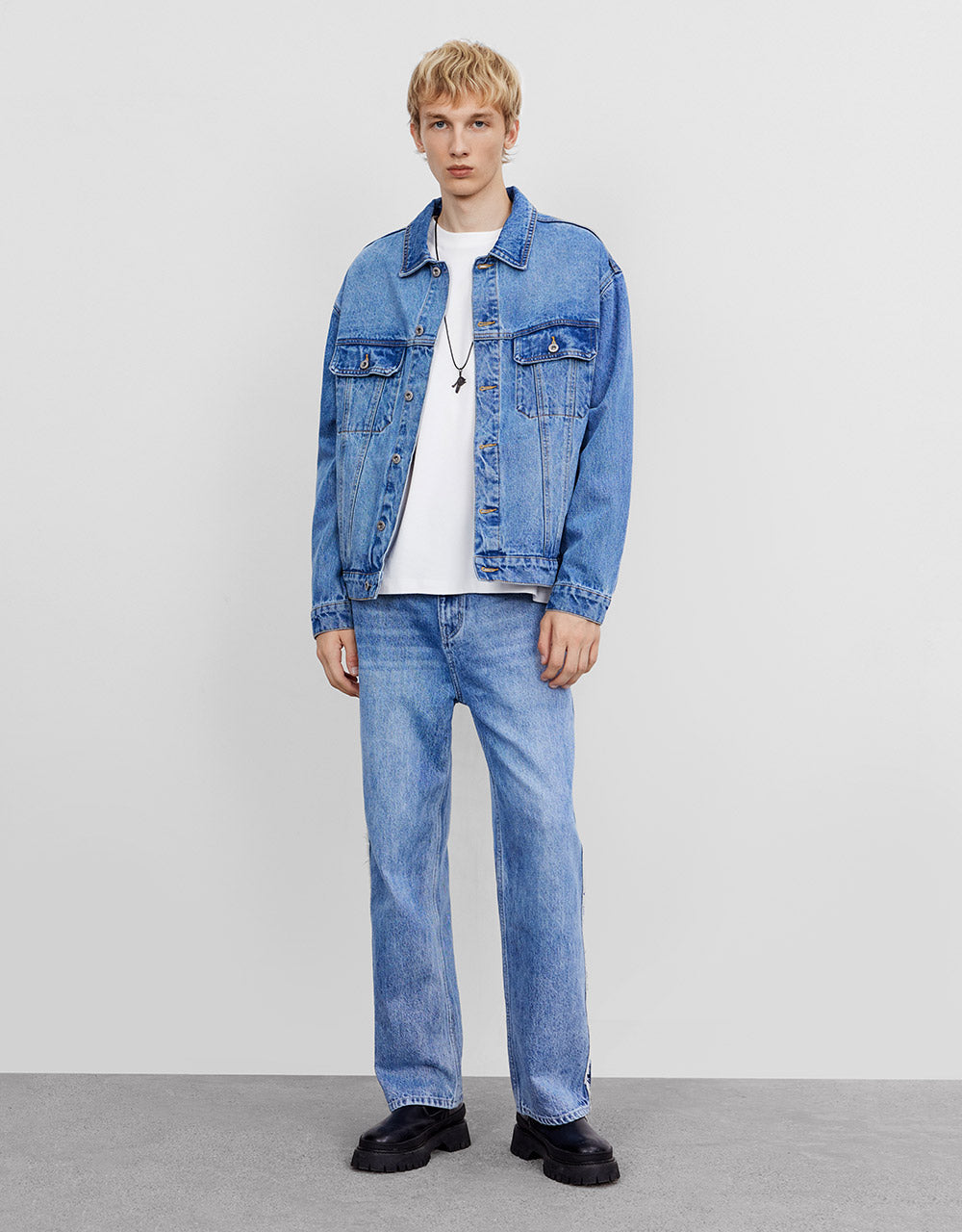 Button Up Denim Jacket