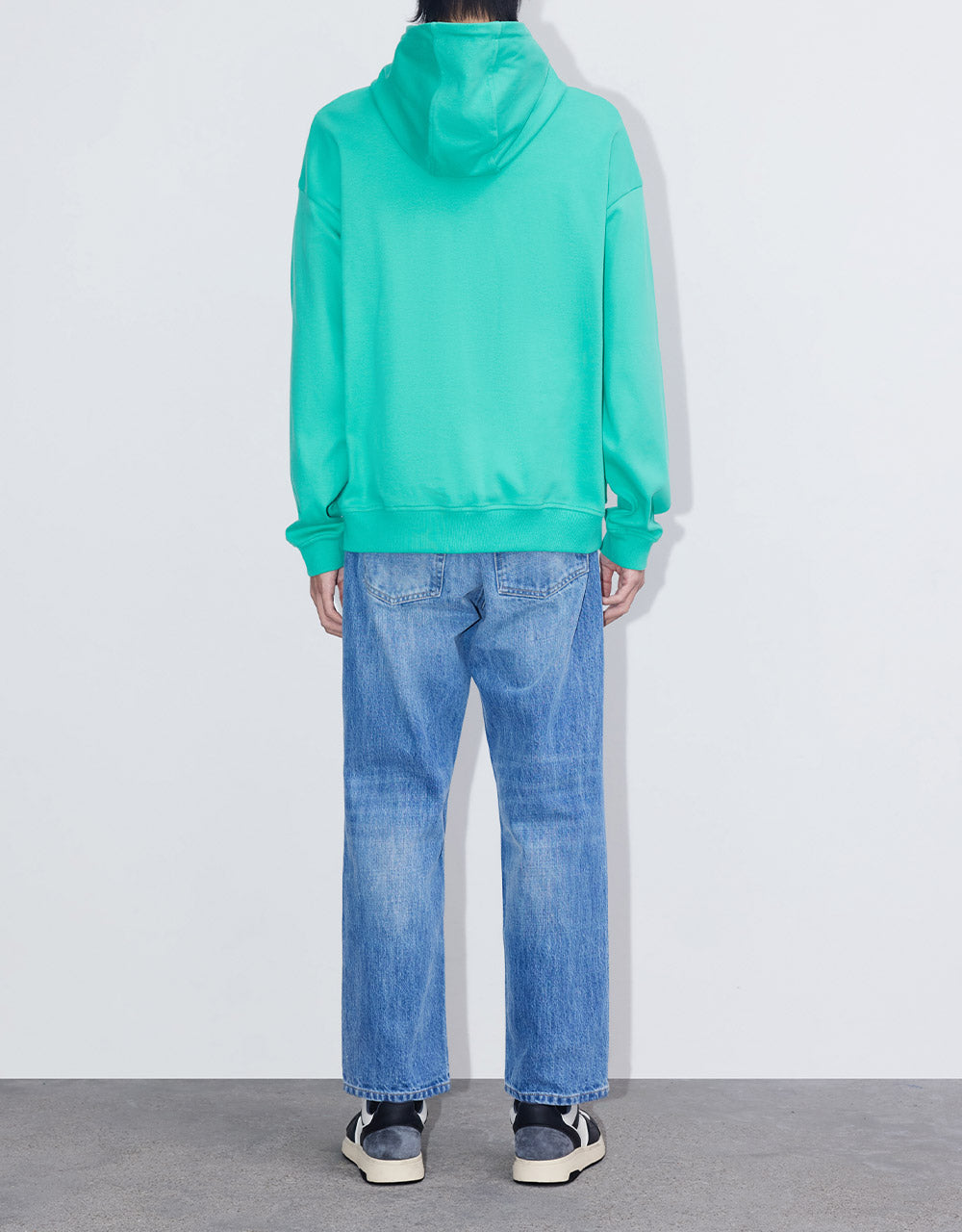 Mid Waist Straight Jeans
