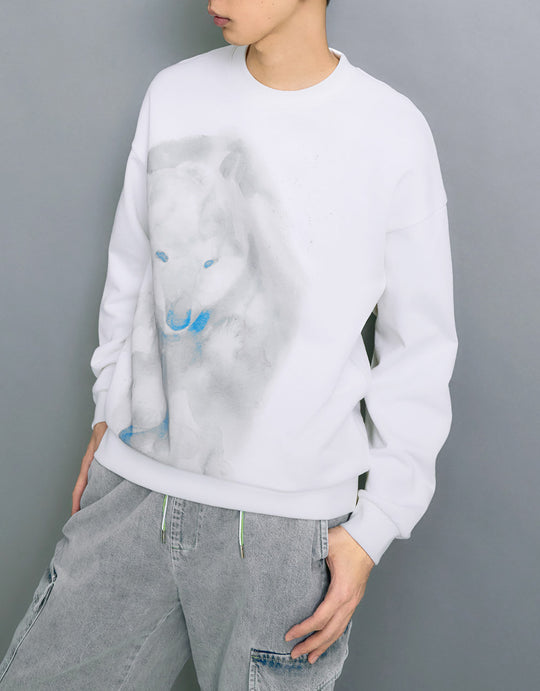 Animal Print Sweatshirt