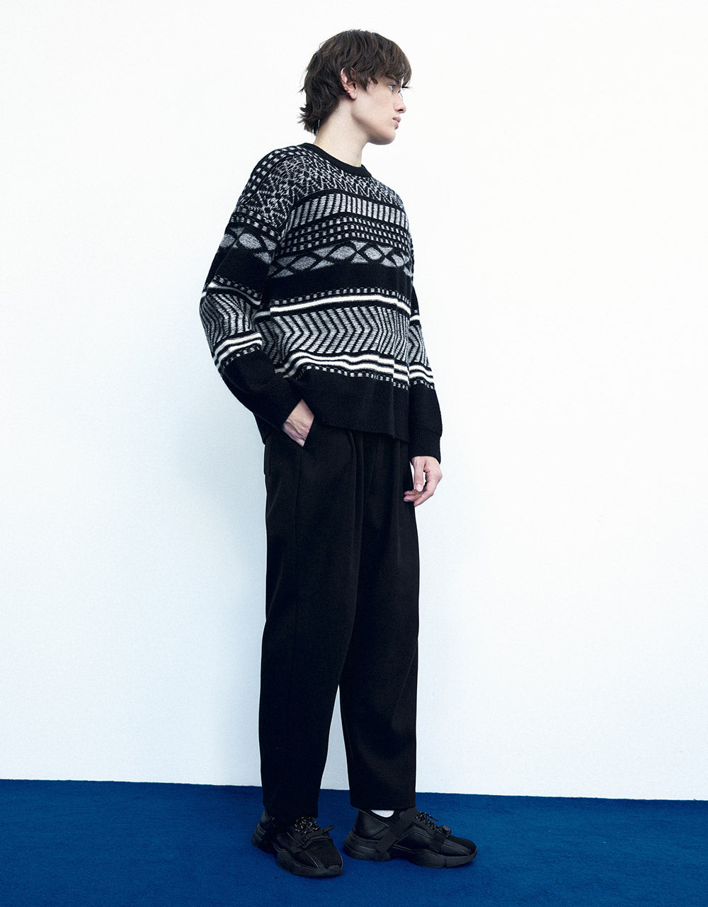 Belted Straight Pants