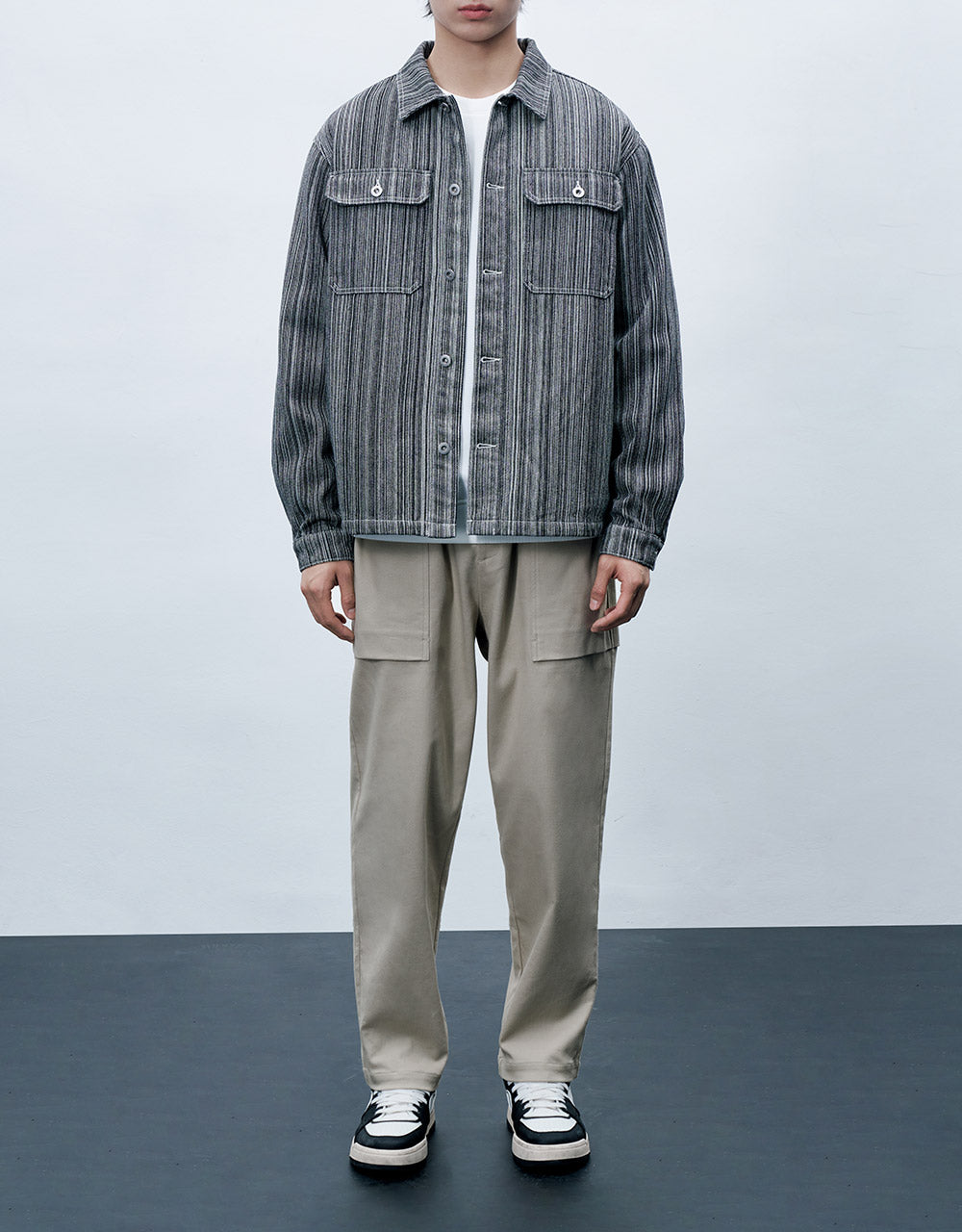 Patch Pocket Straight Pants