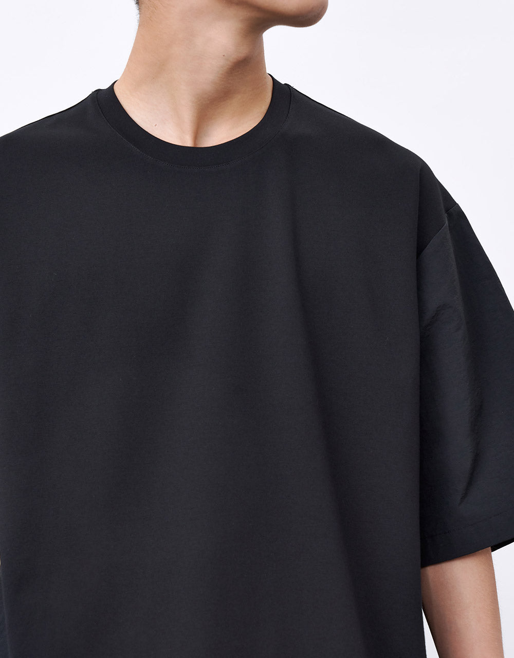 Contrast Fabric T-Shirt