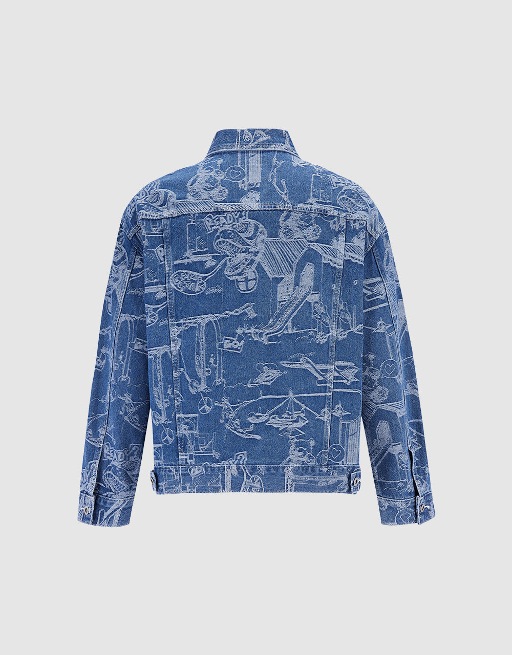 Printed Denim Jacket