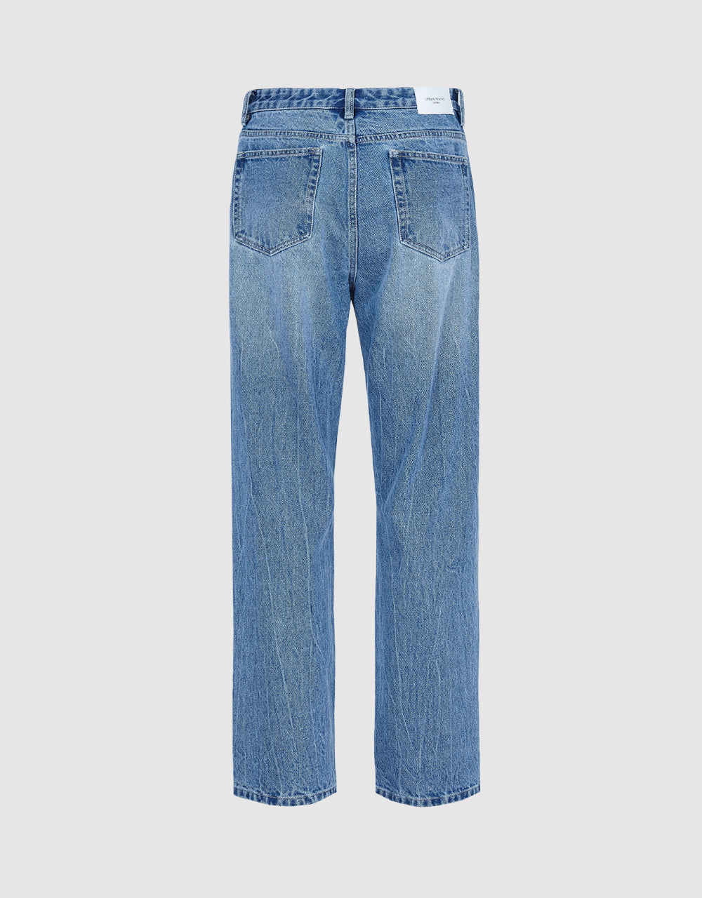 High Waist Straight Jeans