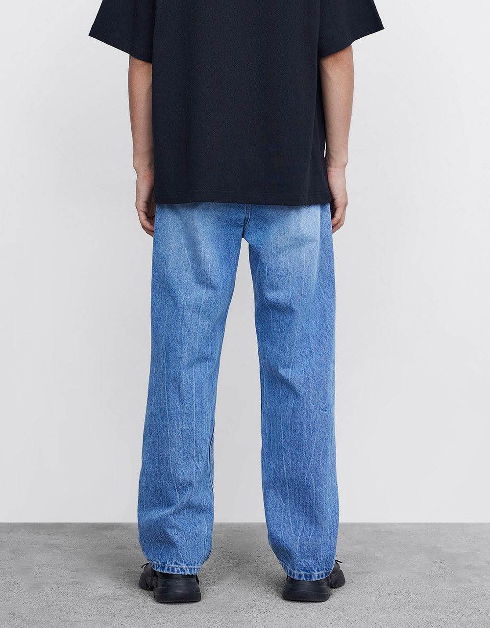 High Waist Straight Jeans