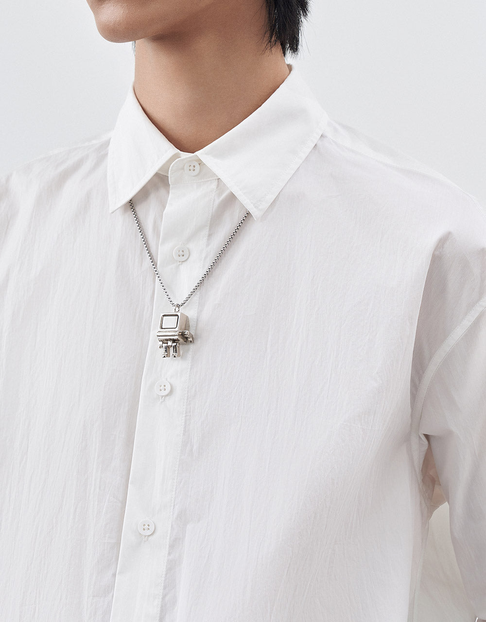 Buttoned Shirt With Chain