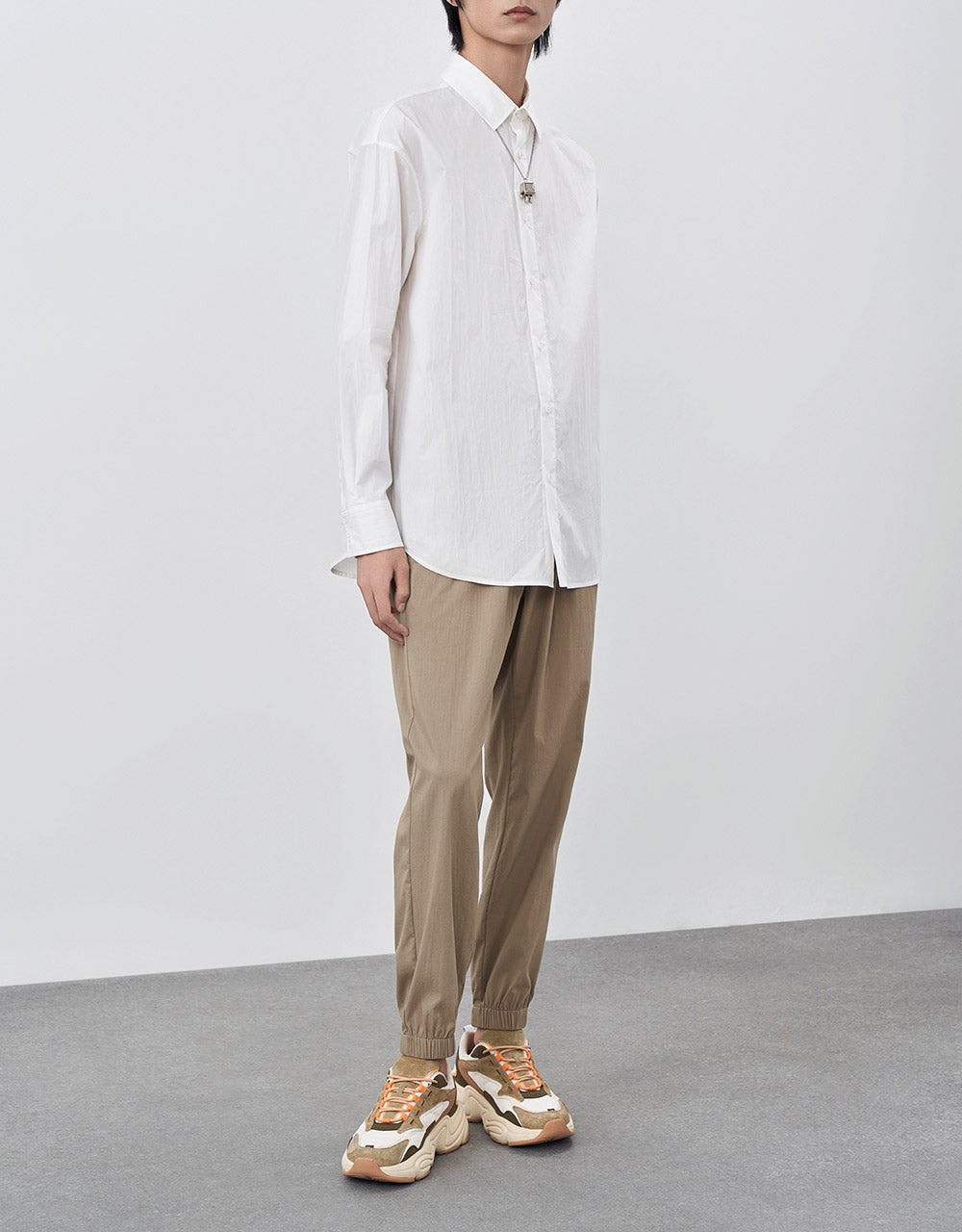 Buttoned Shirt With Chain