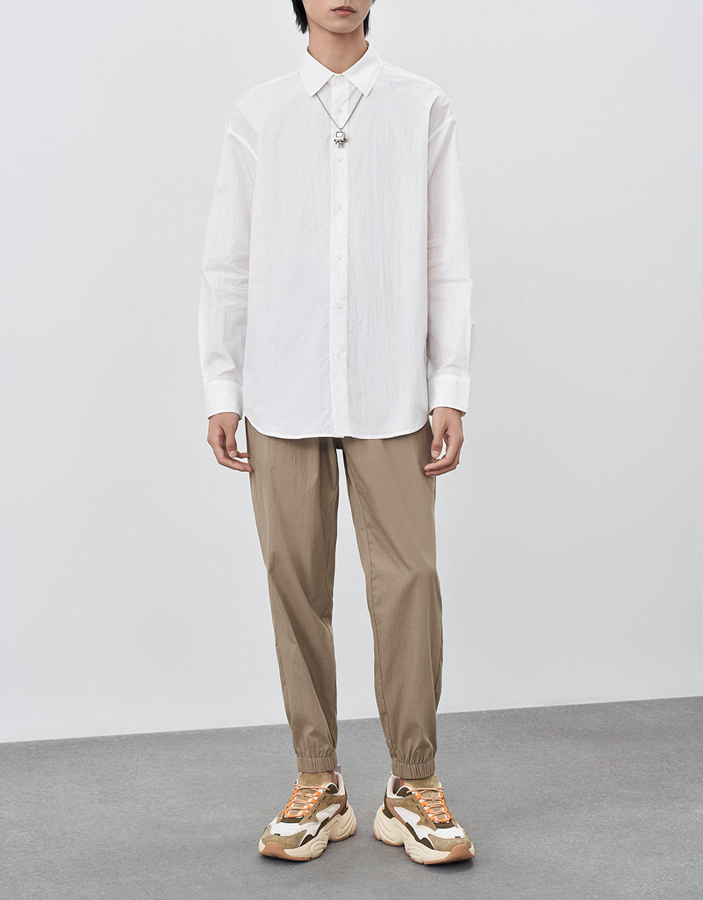 Buttoned Shirt With Chain