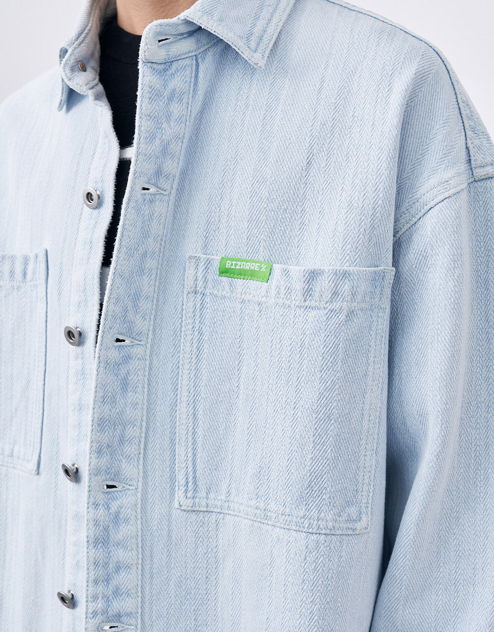 Patch Pocket Denim Shirt
