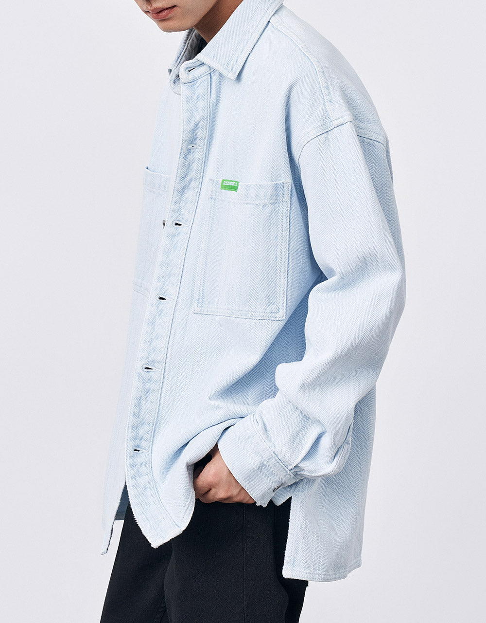 Patch Pocket Denim Shirt