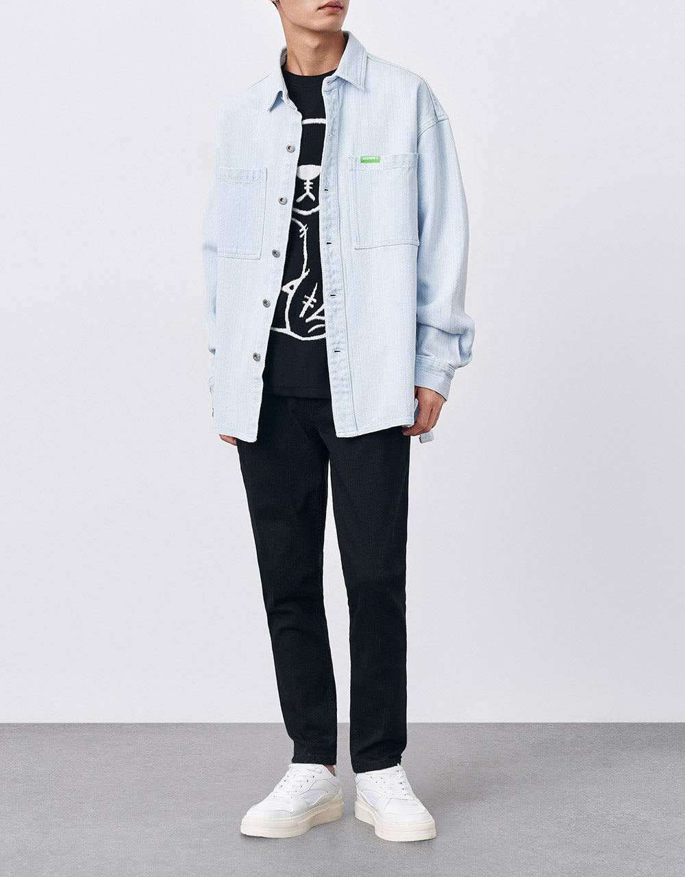 Patch Pocket Denim Shirt