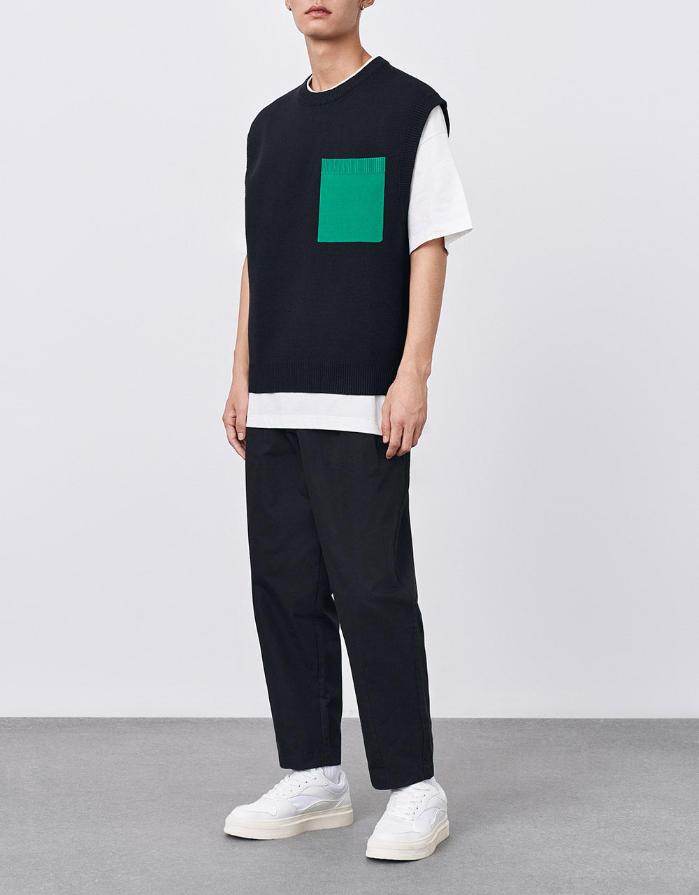 Straight Pants With Charm