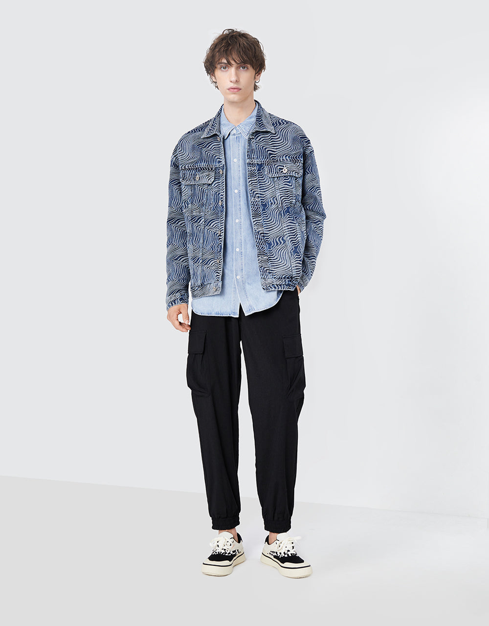 Printed Denim Jacket