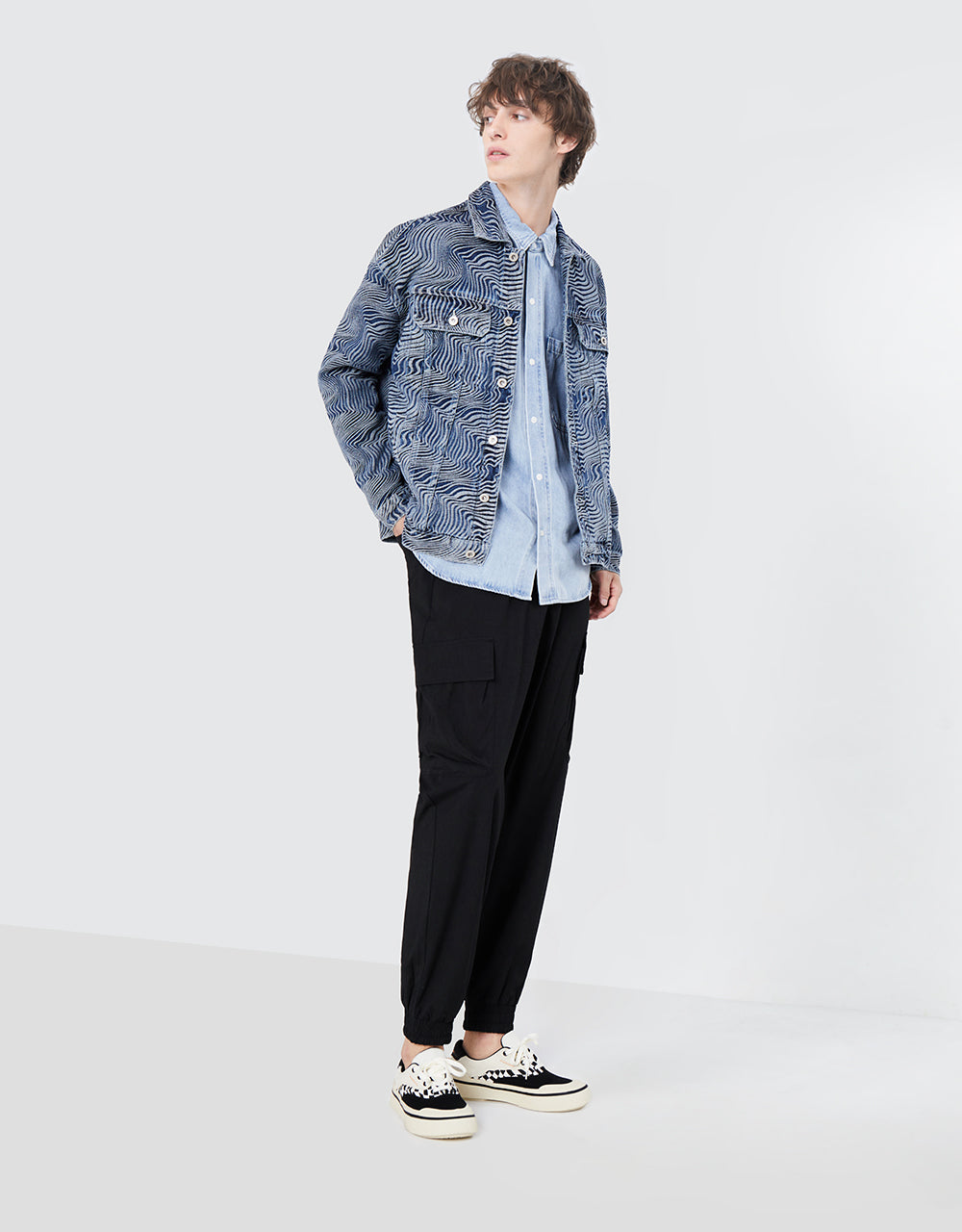 Printed Denim Jacket