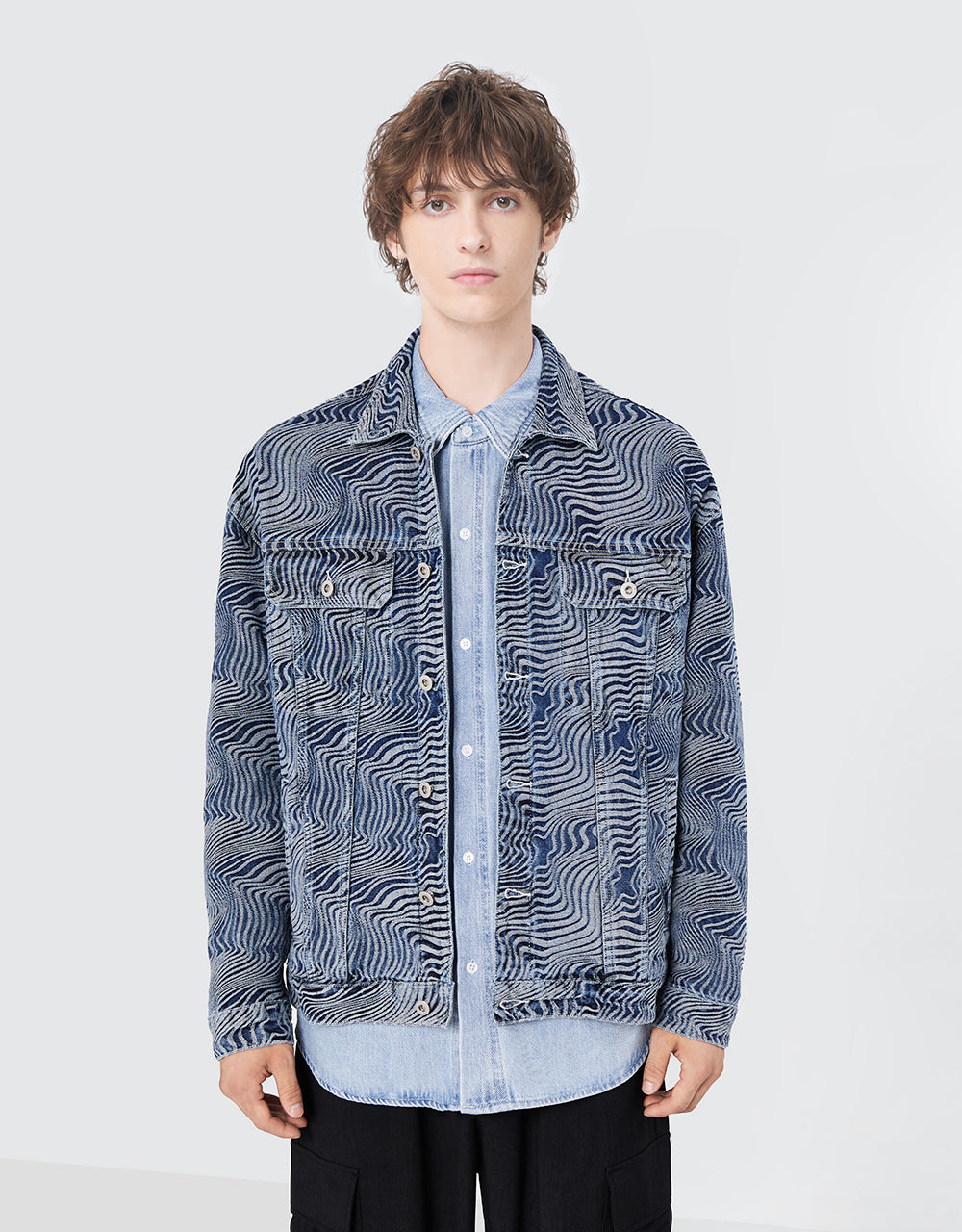 Printed Denim Jacket
