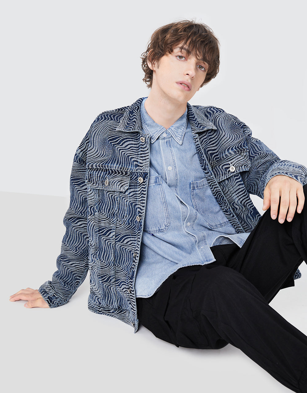 Printed Denim Jacket