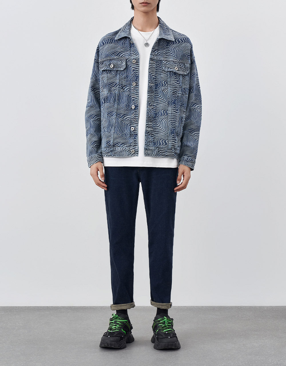 Printed Denim Jacket