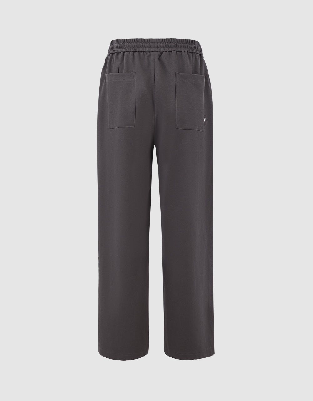 Elastic Wiast Straight Pants