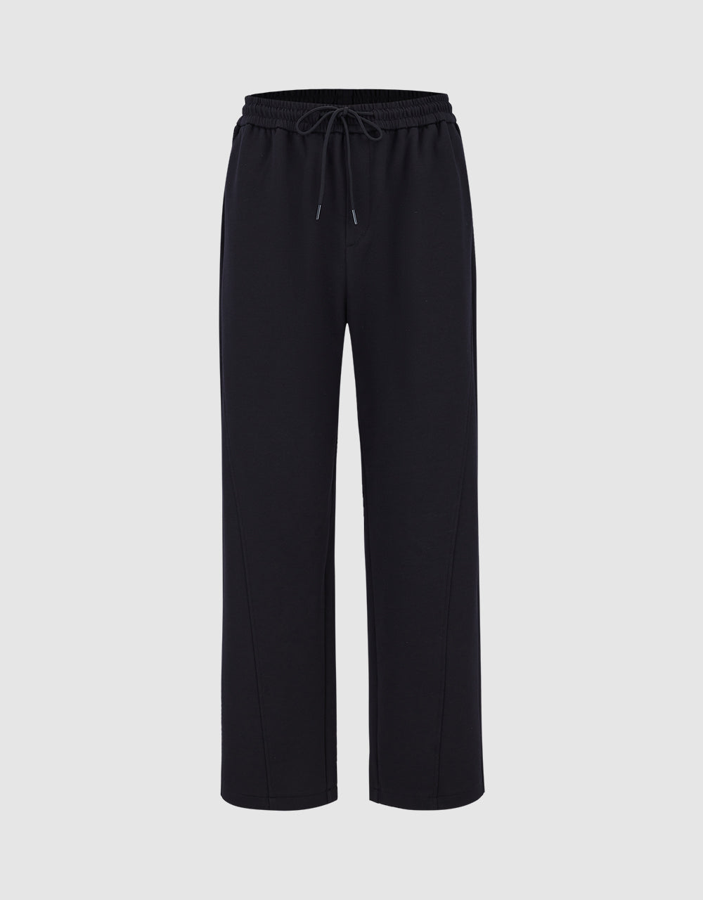 Elastic Wiast Straight Pants