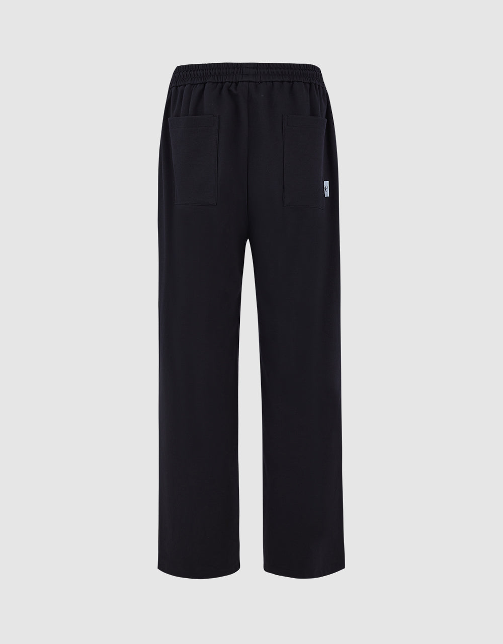 Elastic Wiast Straight Pants