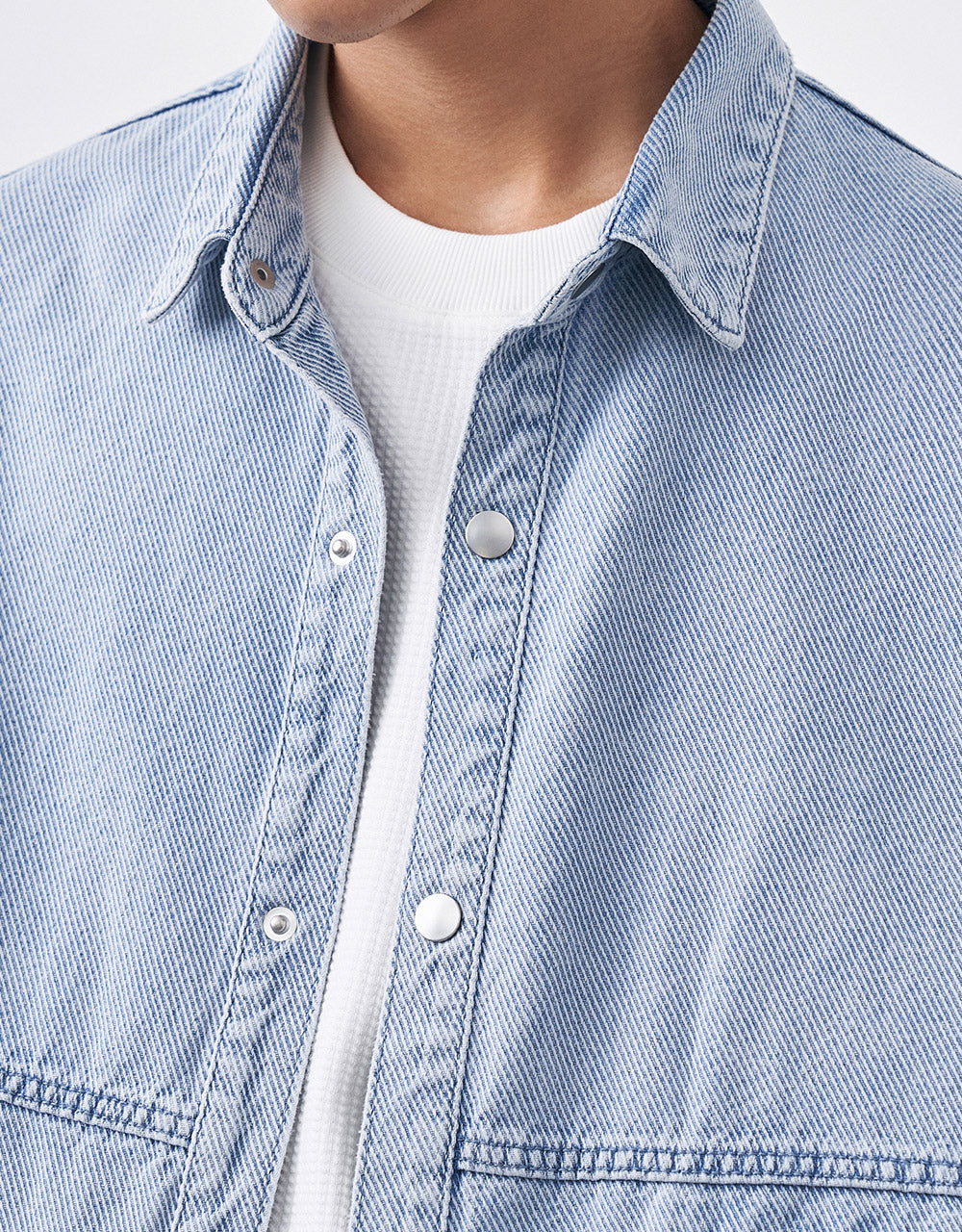 Buttoned Denim Jacket