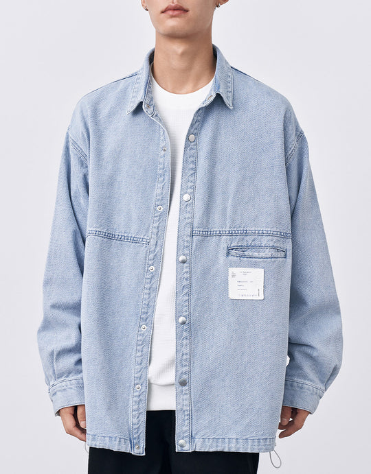 Buttoned Denim Jacket