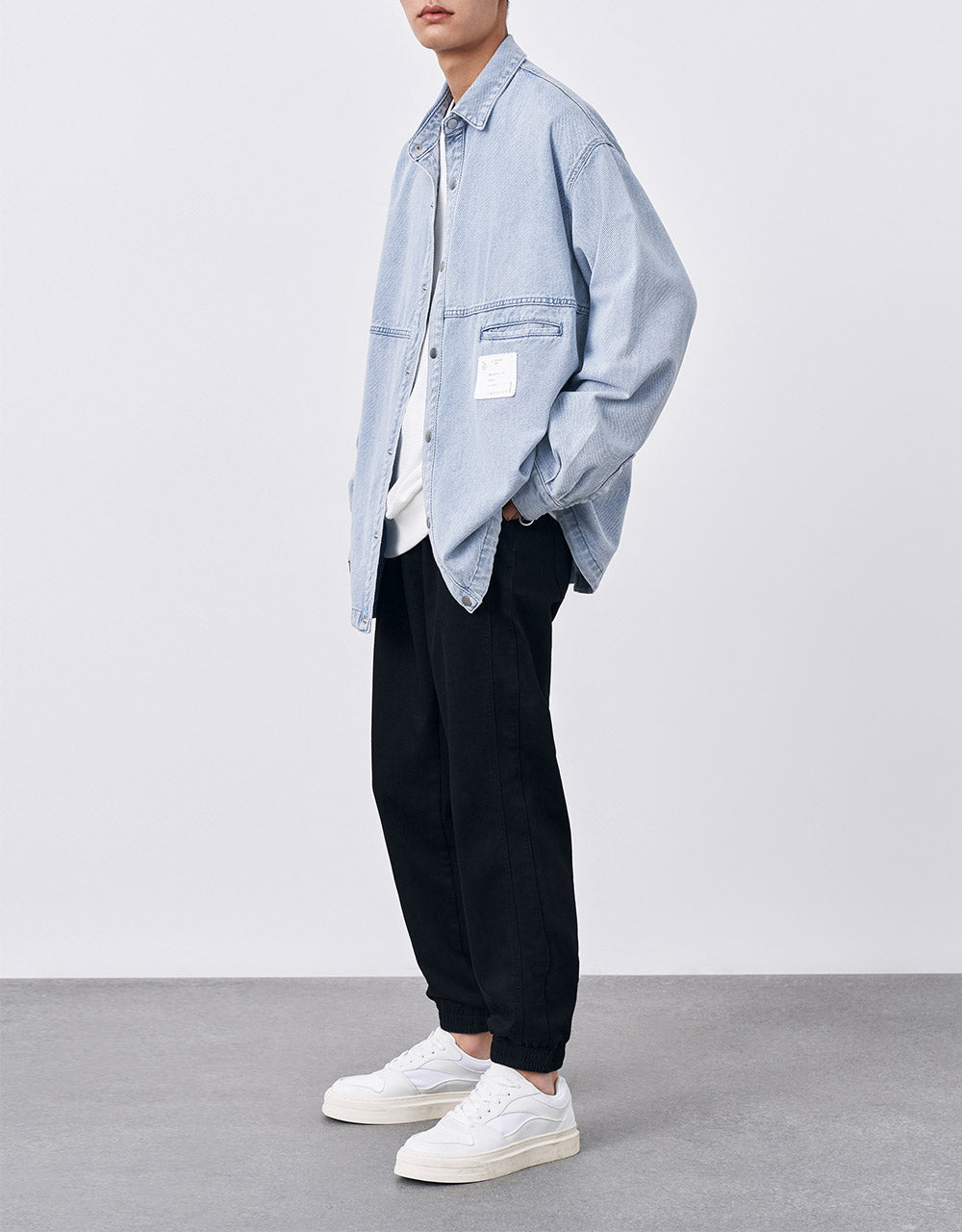 Buttoned Denim Jacket
