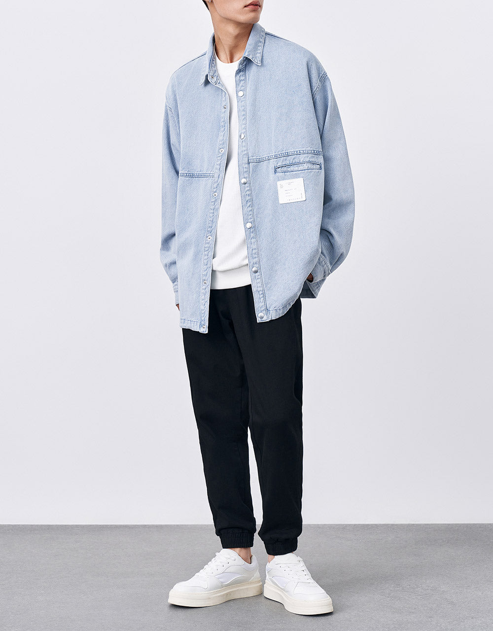 Buttoned Denim Jacket