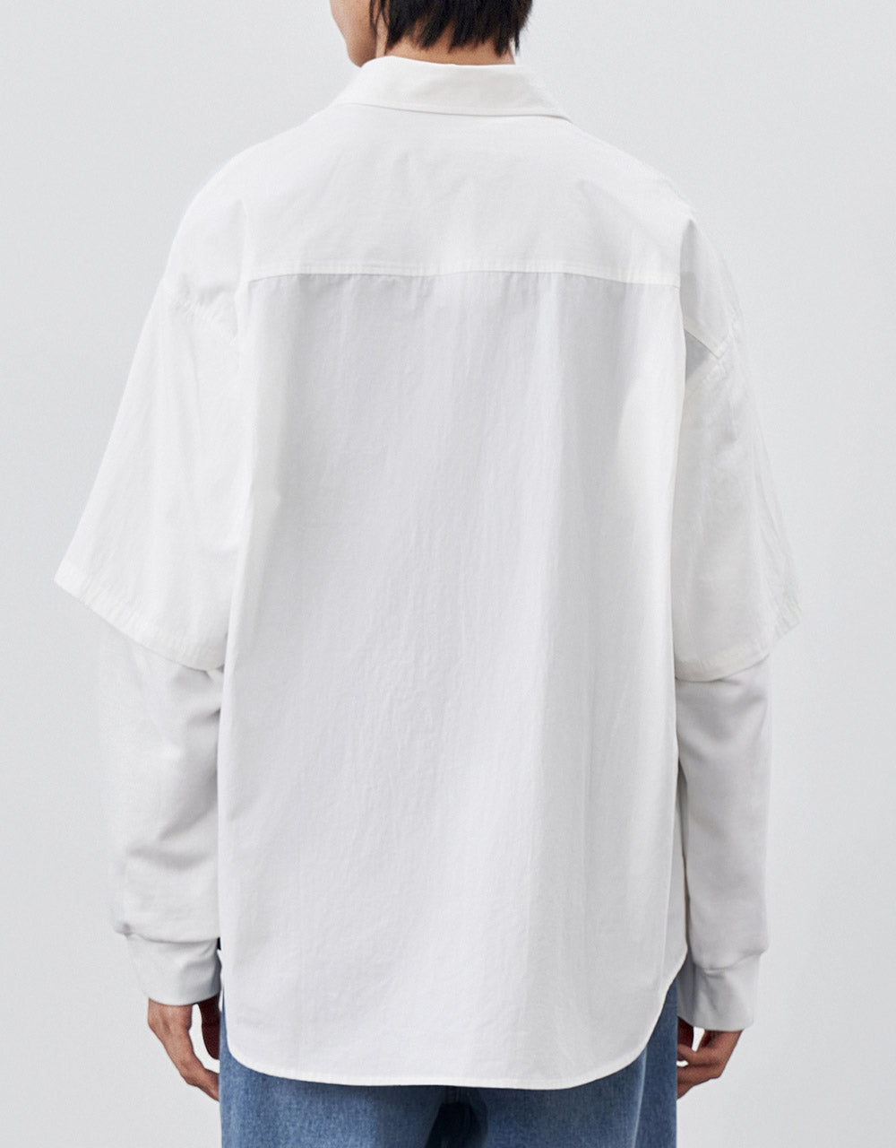 Combination Button Up Shirt