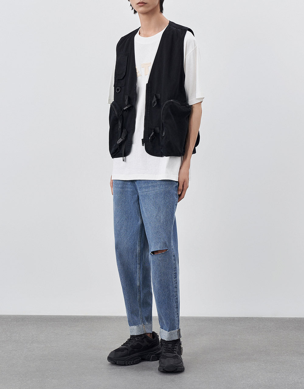 Utility Denim Vest