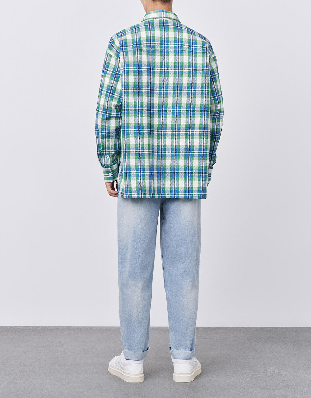 Roll Up Hem Ripped Jeans