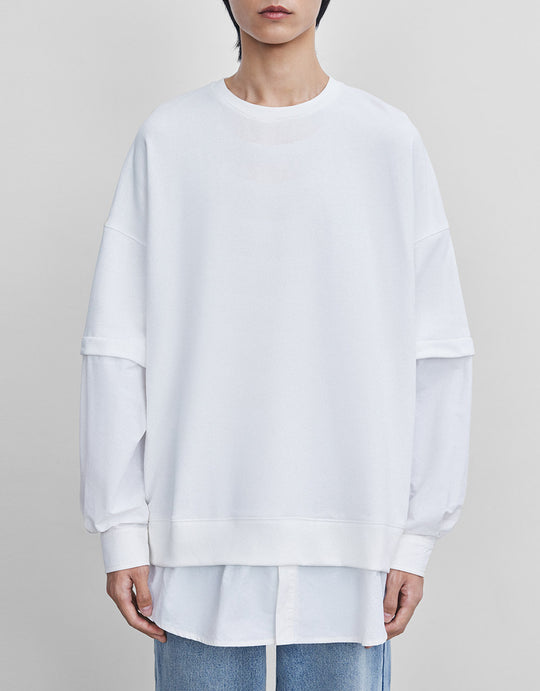 Combination Oversized Sweatshirt