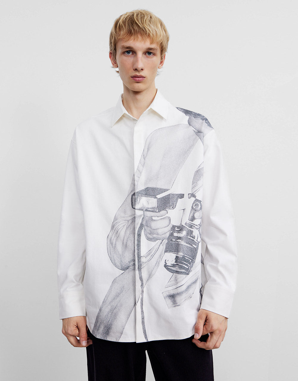 Printed Oversized Shirt