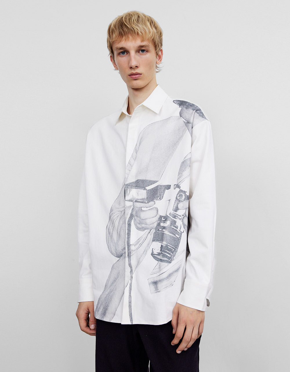 Printed Oversized Shirt