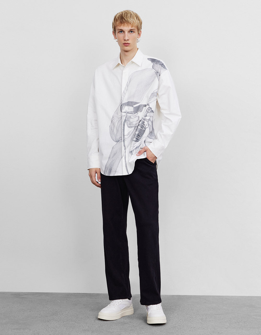 Printed Oversized Shirt