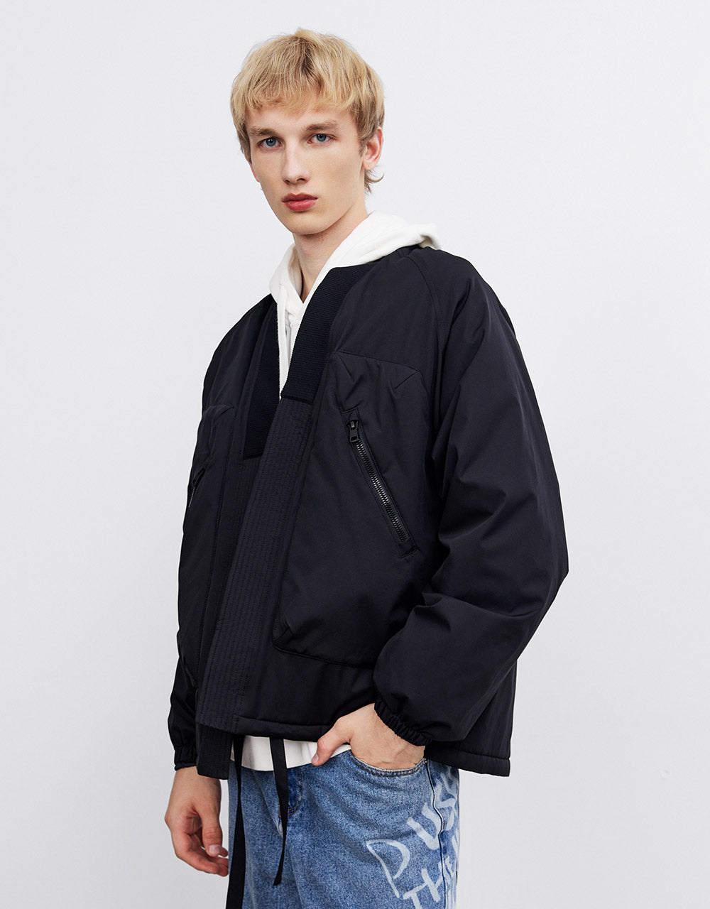 Tie Front Down Jacket