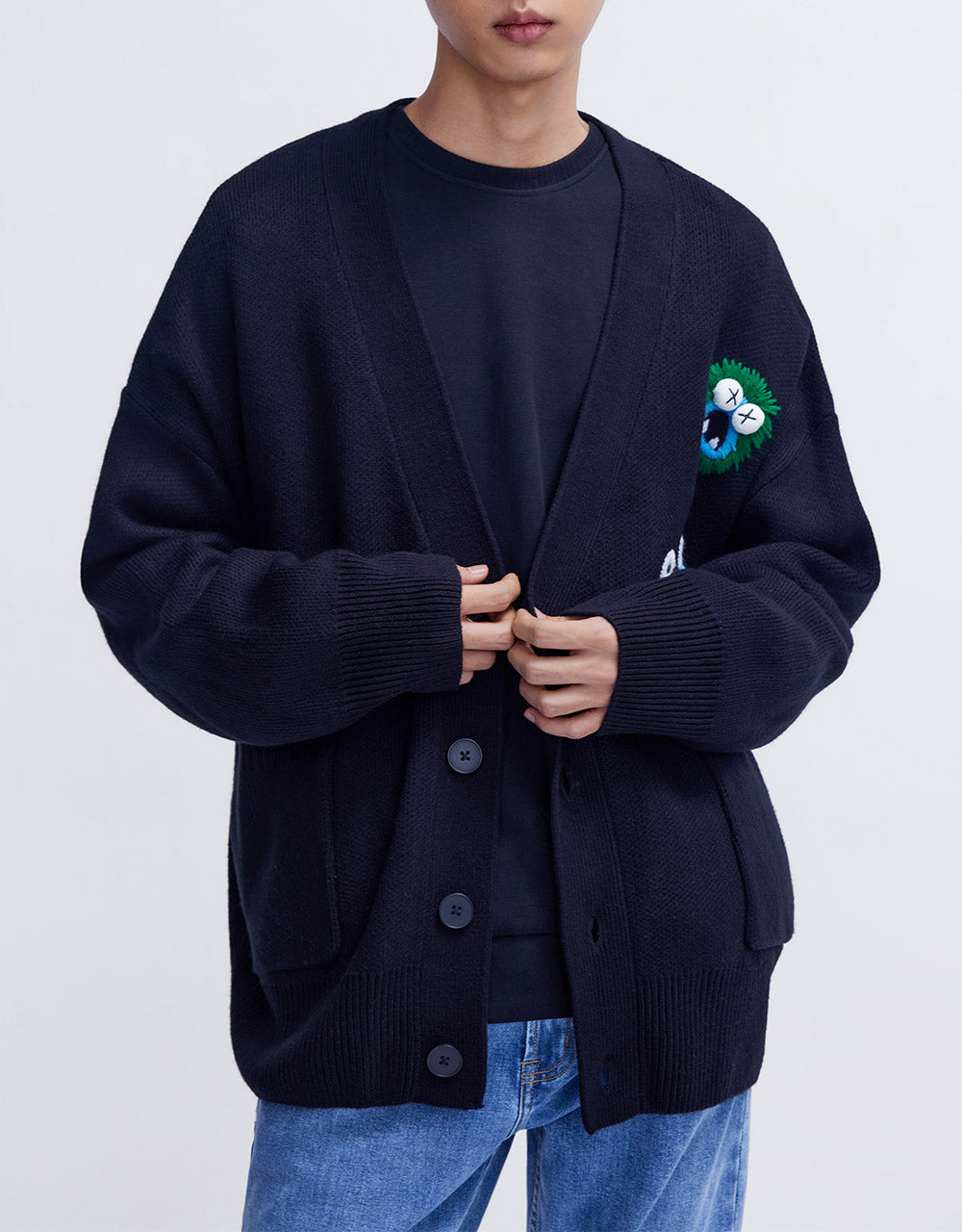 Cartoon Detail Cardigan