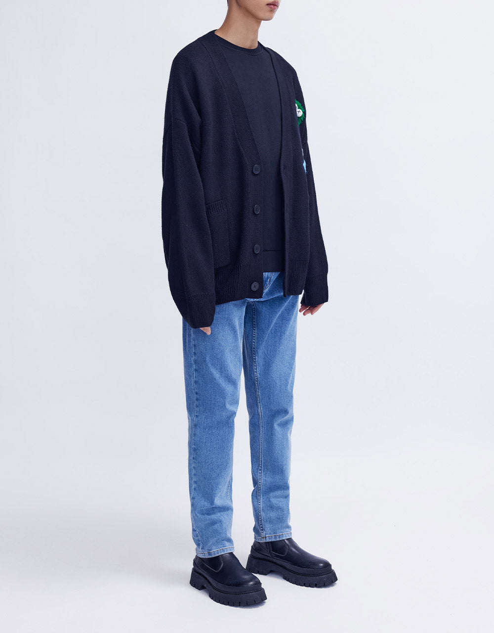 Cartoon Detail Cardigan