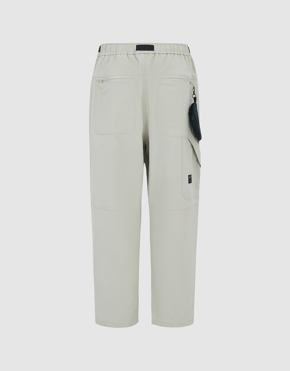 Belted Straight Pant With Pouch