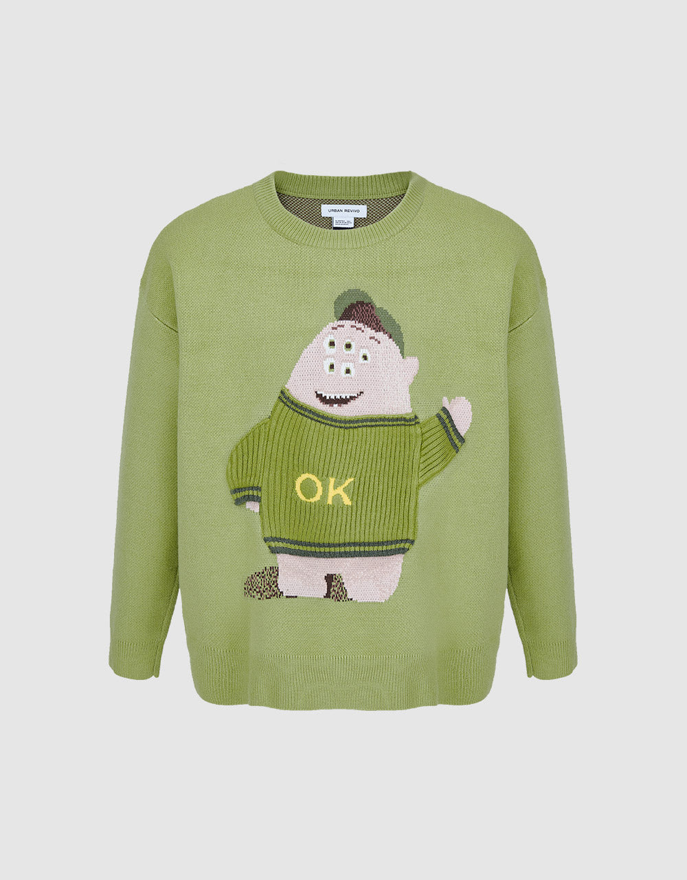 Cartoon Print Sweater