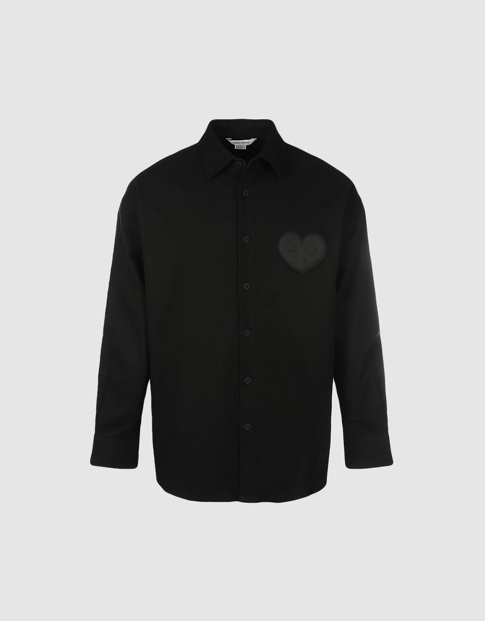 Oversized Heart Detail Shirt