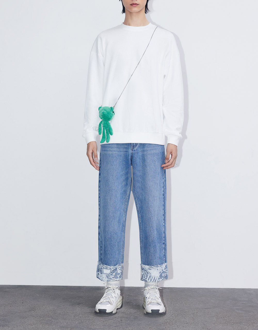 Sweatshirt With Bear Charm