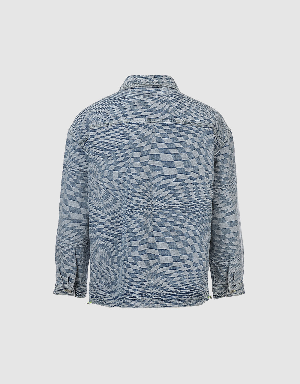 Checkered Denim Shirt